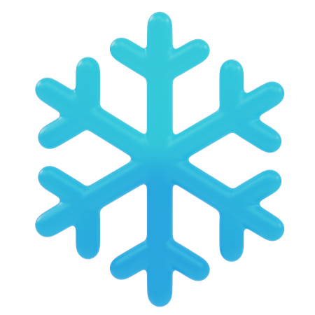 Copo de nieve  3D Icon