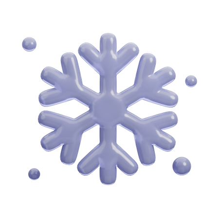 Copo de nieve  3D Icon