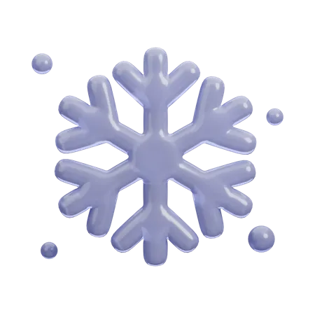 Copo de nieve  3D Icon