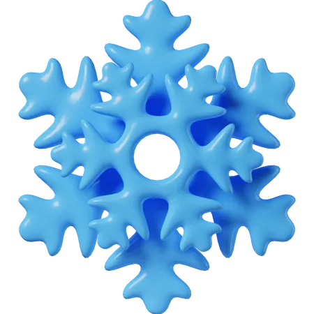 Copo de nieve  3D Icon