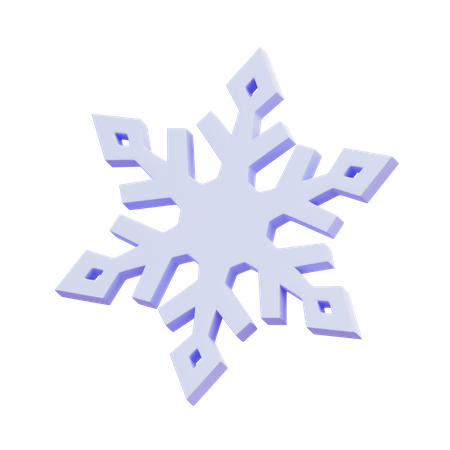 Copo de nieve  3D Icon