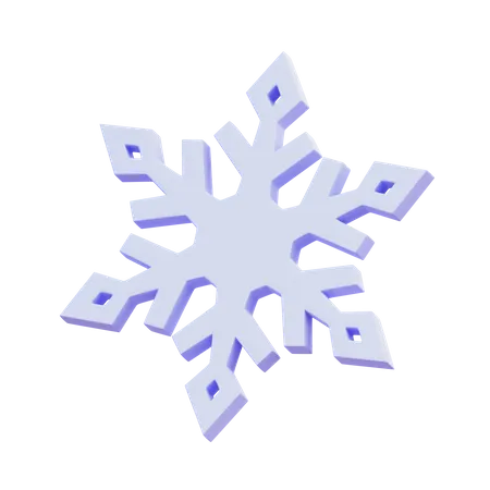 Copo de nieve  3D Icon