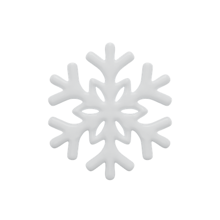 Clima de copo de nieve  3D Icon