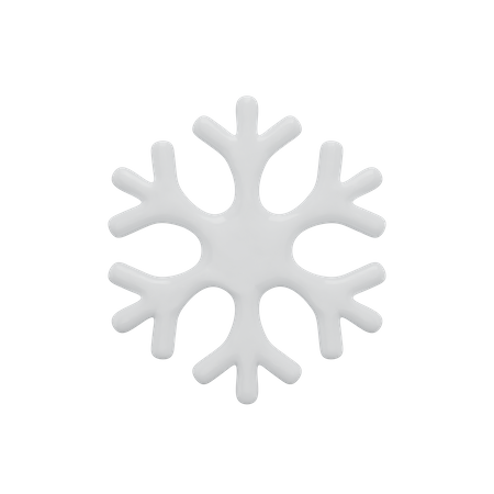 Clima de copo de nieve  3D Icon