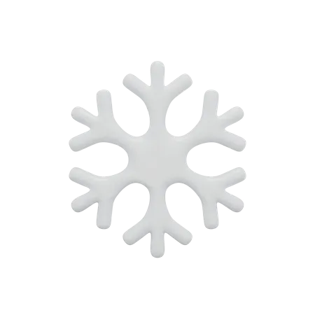 Clima de copo de nieve  3D Icon