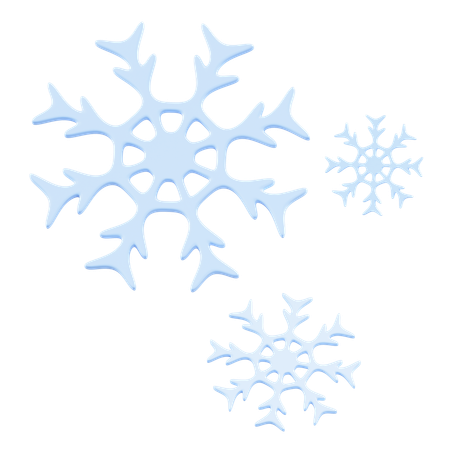 Copo de nieve de navidad  3D Icon