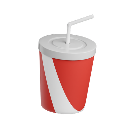 Copo de refrigerante  3D Icon