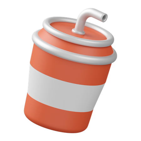 Copo de refrigerante  3D Icon