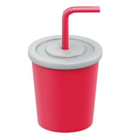 Copo de refrigerante  3D Icon