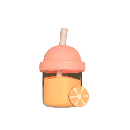 Copo de suco  3D Icon