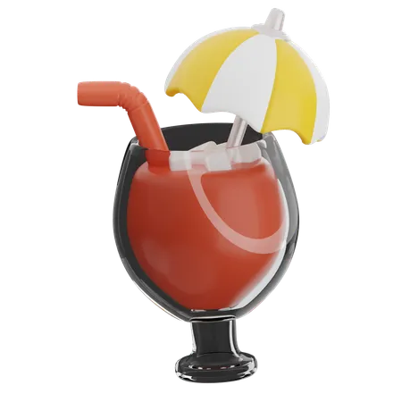 Copo de suco  3D Icon