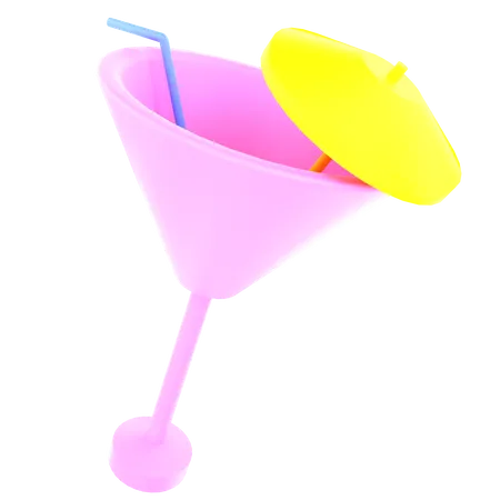 Copo de suco  3D Icon