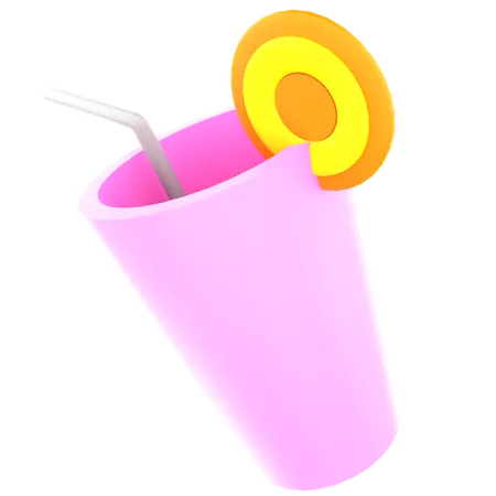 Copo de suco  3D Icon