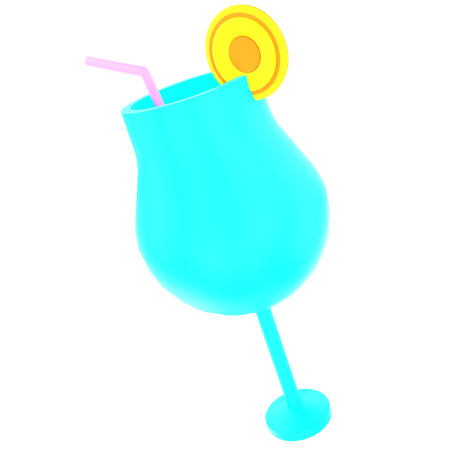 Copo de suco  3D Icon