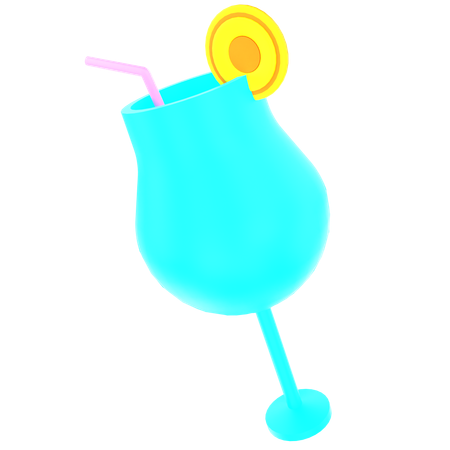 Copo de suco  3D Icon