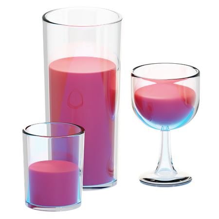 Copo de suco  3D Icon
