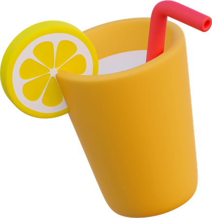 Copo de suco  3D Icon