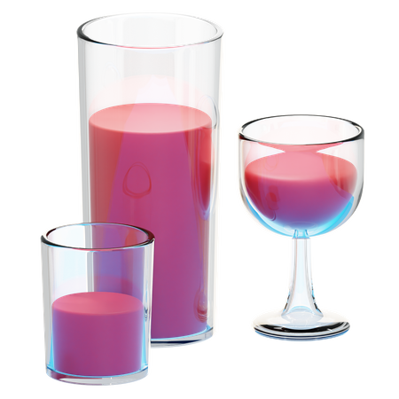 Copo de suco  3D Icon