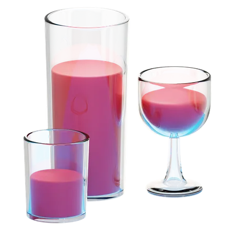 Copo de suco  3D Icon