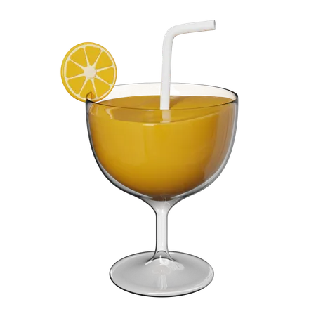 Copo de suco  3D Icon