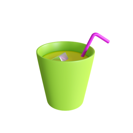 Copo de suco  3D Icon