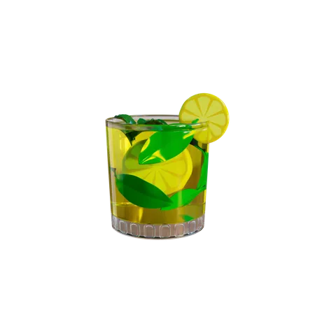 Copo de suco  3D Icon