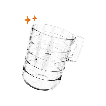 Copo de vidro  3D Icon