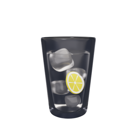 Copo de vidro  3D Icon