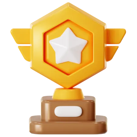 Copo estrela  3D Icon