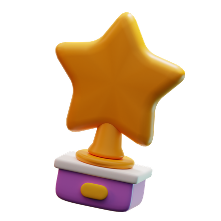 Copo estrela  3D Icon