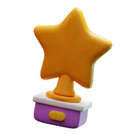 Copo estrela  3D Icon