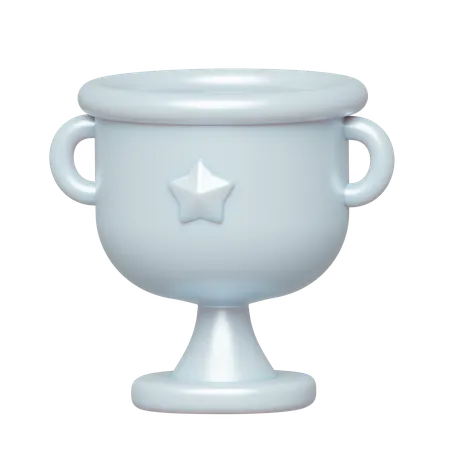 Taça de prata  3D Icon