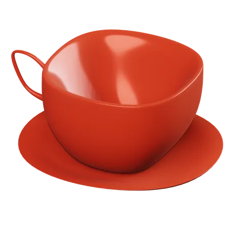 Copo vermelho  3D Icon