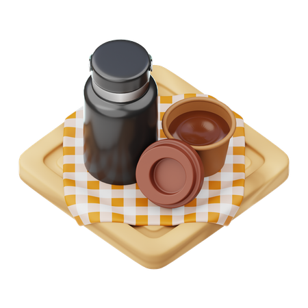 Copos de café  3D Icon