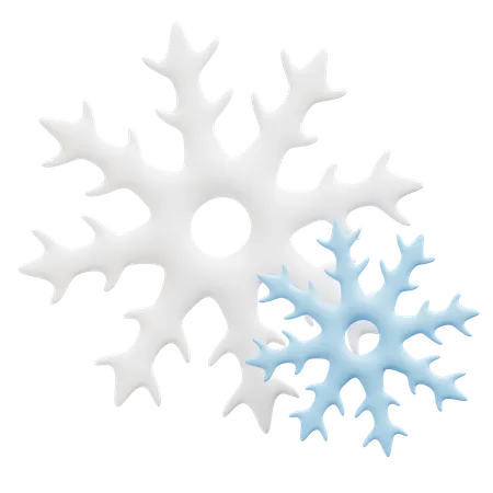 Copos de nieve  3D Icon