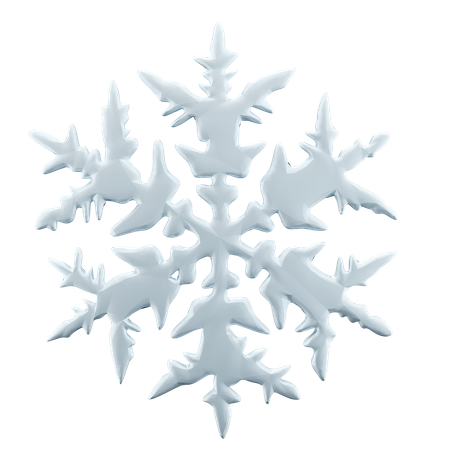 Copos de nieve  3D Icon