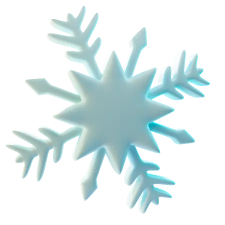 Copos de nieve  3D Icon