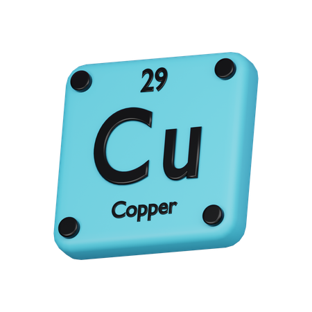 Copper  3D Icon