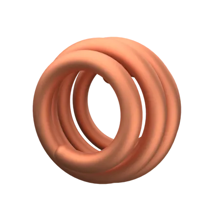 Copper Wire  3D Icon