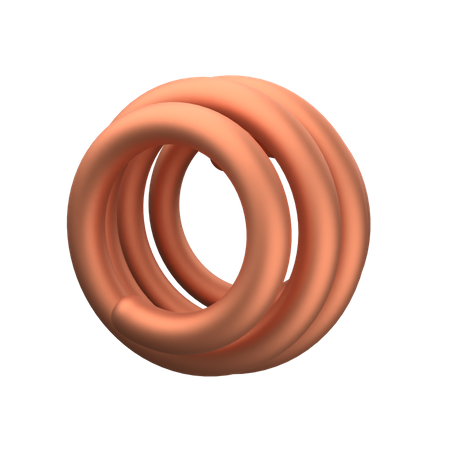 Copper Wire  3D Icon