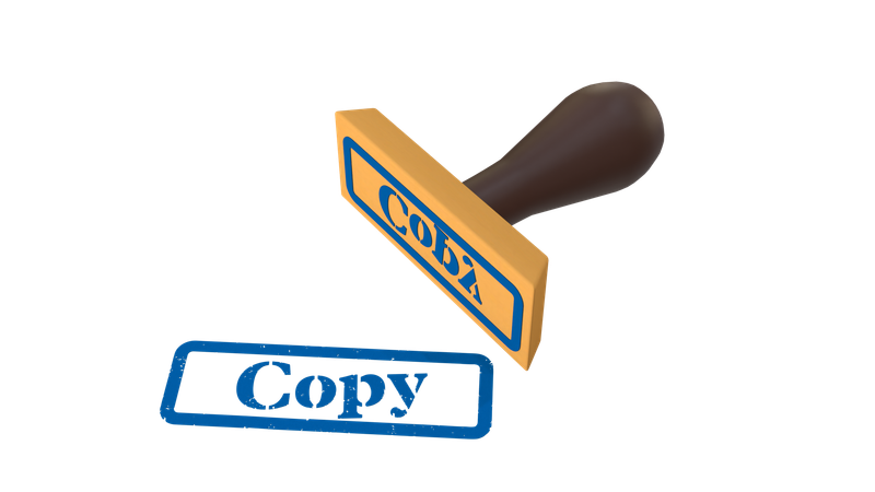 Copy  3D Icon