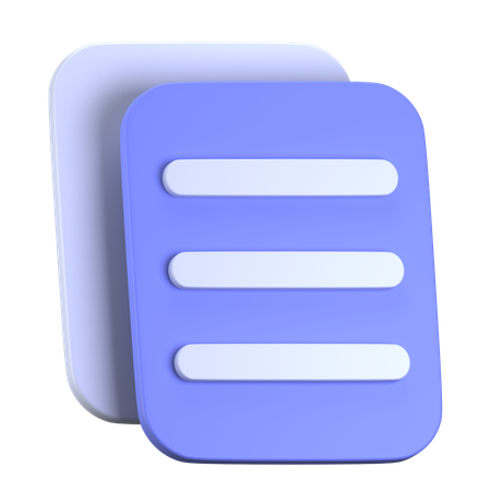 Copy  3D Icon