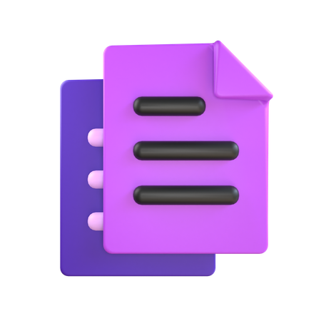 Copy  3D Icon