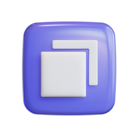 Copy  3D Icon