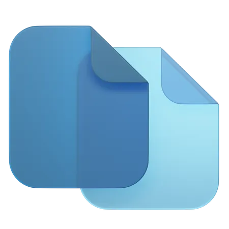 Copy  3D Icon