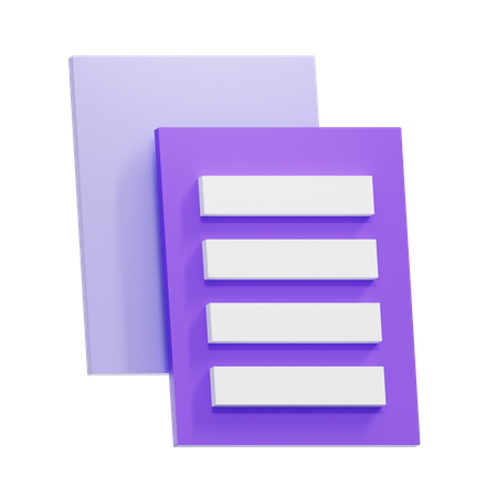 Copy  3D Icon