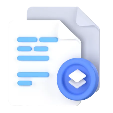 Copy  3D Icon