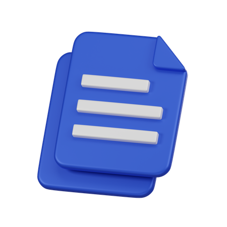 Copy  3D Icon