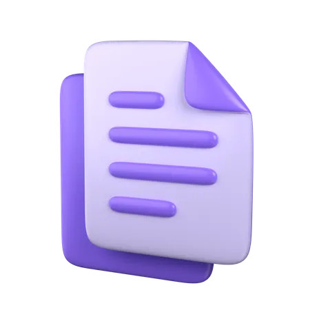 Copy Document  3D Icon