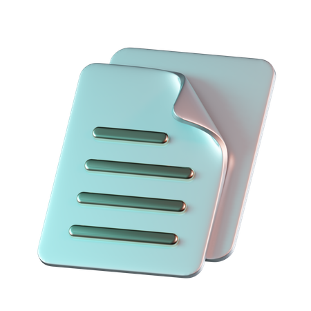 Copy Document  3D Icon